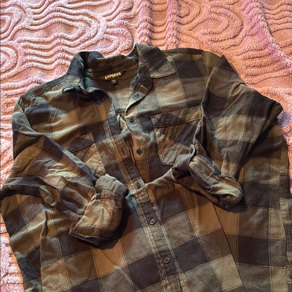 Express Checkered Casual Shirt